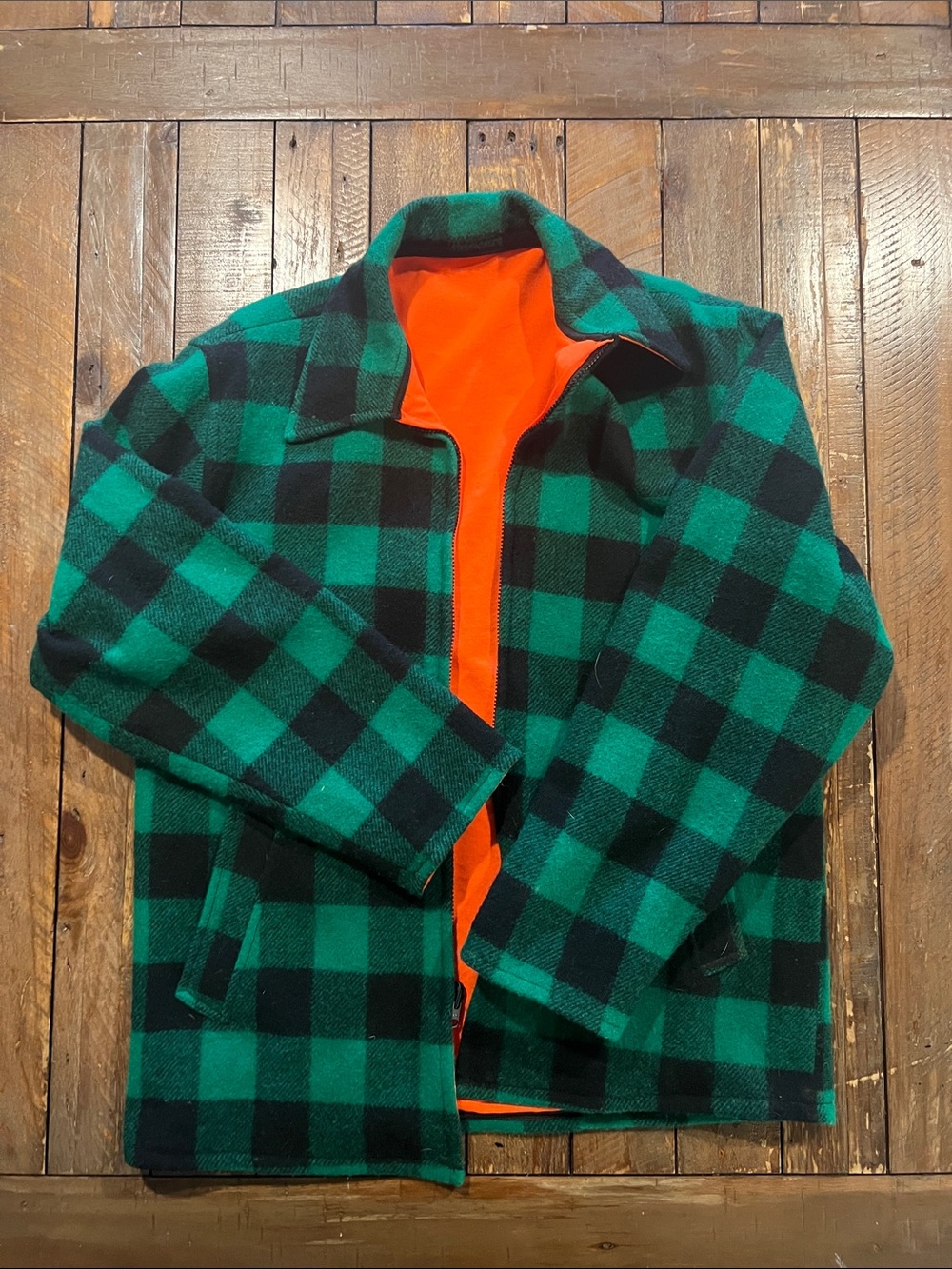 Men's Johnson Woolen Mills Reversible Jacket.